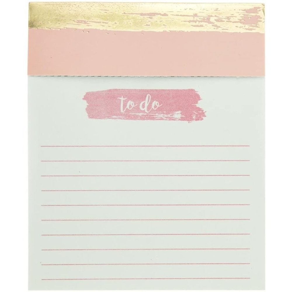 Graphique Brushstrokes Jotter Notepad, Pad of Paper w/ 250 Tearable"To-Do" Ruled